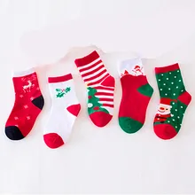 10 Pairs Baby Red Christmas Children'S Socks Thick Cute Baby Socks Cartoon Breathable Striped Christmas Tube Socks 1-12 Years 10 Pairs Baby Red Christmas Children'S Socks Thick Cute Baby Socks Cartoon Breathable Striped Christmas Tube Socks 1-12 Years