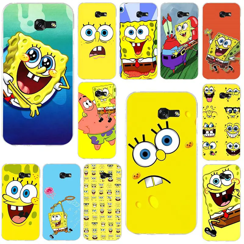 

Spongebob Squarepants Sponge Bob For Samsung Galaxy A3 A5 A7 J1 J2 J3 J4 J5 J6 J7 2016 2017 2018 Soft Silicone Cell Phone Cases