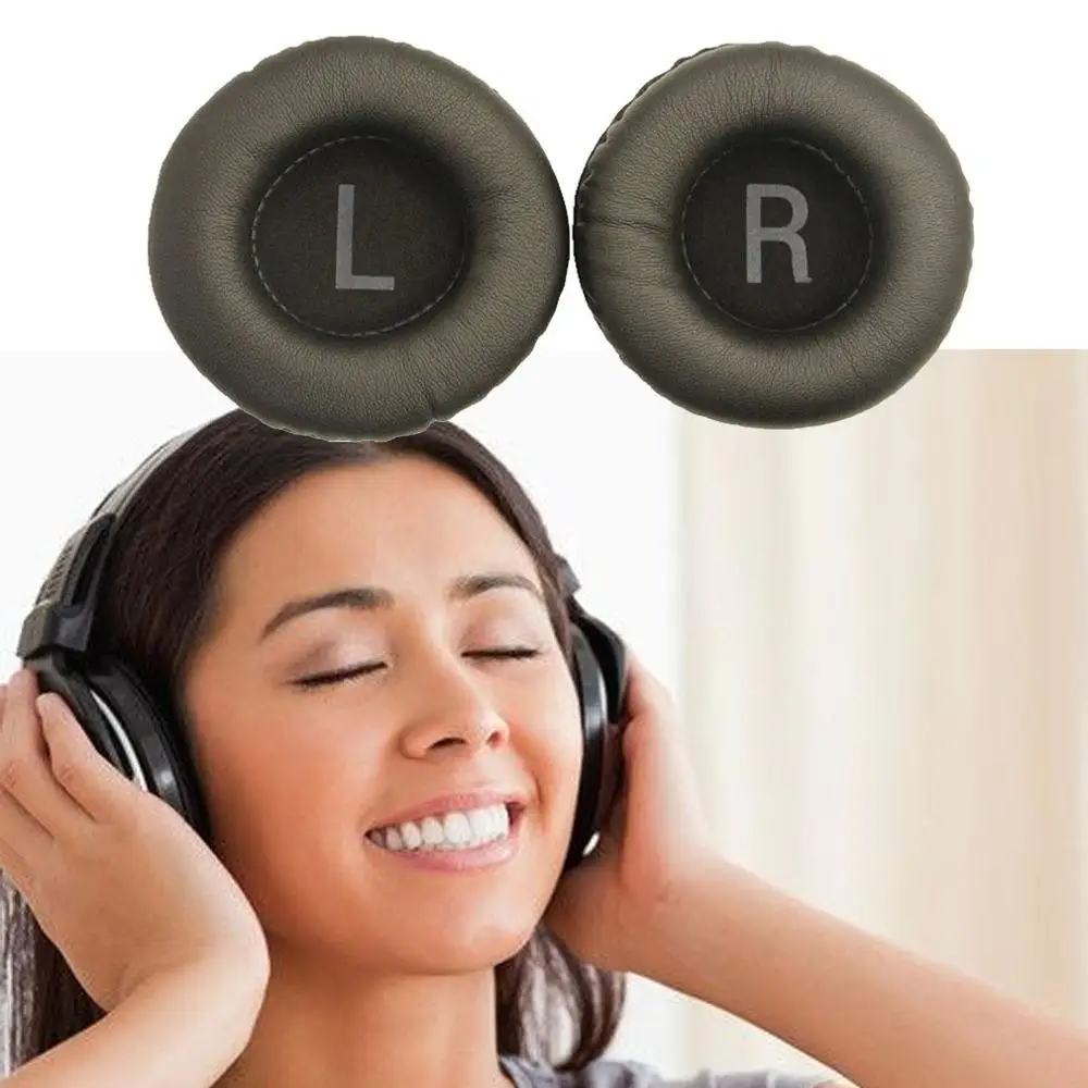 

Universal round earmuffs with LR standard diameter 60mm black JZF-201 earphone cover Soft Foam Sponge sleeve