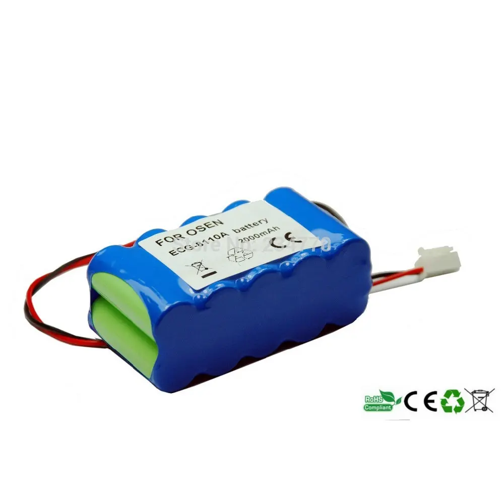 Запасной аккумулятор для экг OSEN ECG 8110.ECG 8110A 8130A батарея медицинского оборудования
