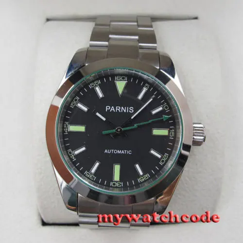 40mm parnis black dial sapphire glass miyota automatic movement mens watch P440 40mm parnis black dial sapphire glass miyota automatic movement mens watch P440