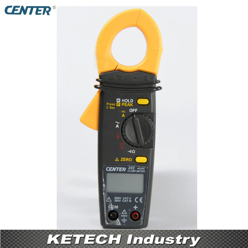 

Low Cost Mini AC,TRMS Clamp Meter CENTER222