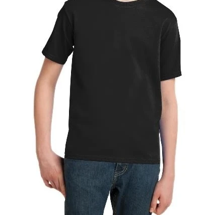 Port & Company PC61Y Youth Essential Tees Jet Black - Extra Small (1)