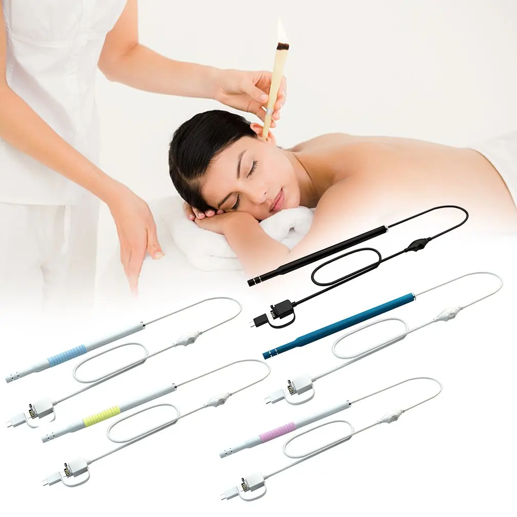 

2 in 1 Multifunctional Ear Cleaner USB Endoscope 5.5mm Visual Earwax Clean Tool Ear Spoon Earpick Otoscope Camera 0.3MP