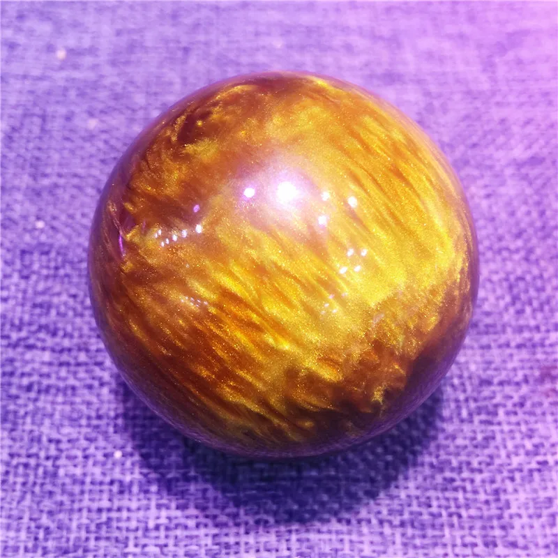 Новинка 50 мм красивая золотая морская ива Коралловая насадка шар orb с лечебным
