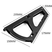SSS#3 L-shaped right plus fixed angle iron Thick stainless steel corner code layer bracket table and chair connector