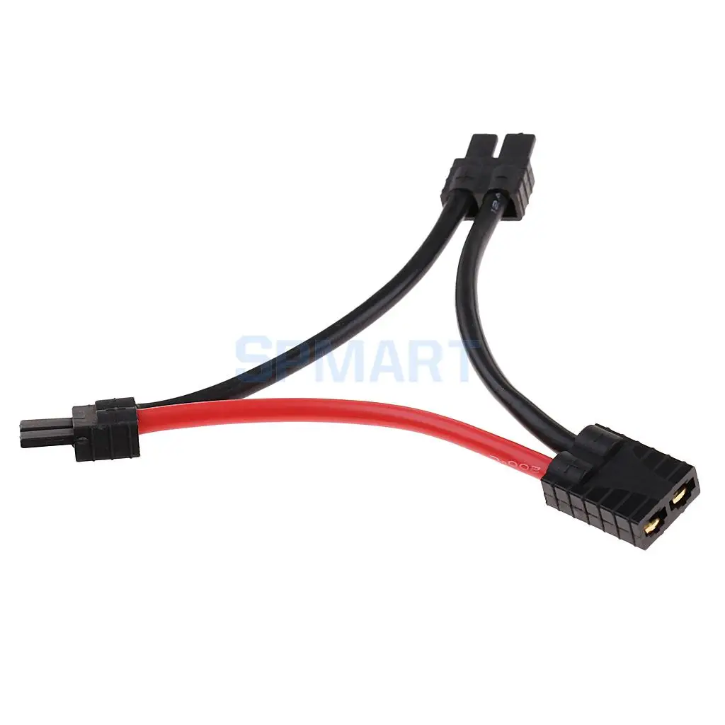 RC Accessory Lipo Battery Adapter/ESC Connect Cable Line Wire 13cm for Traxxas   Series Truck