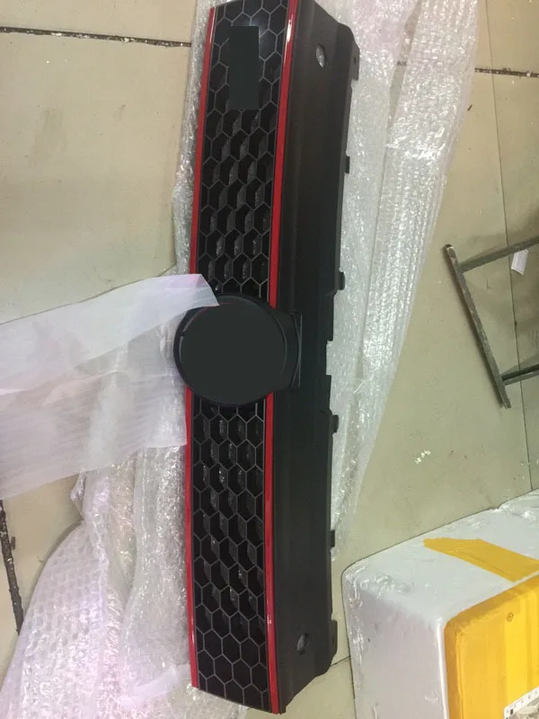 Решетка Центральная Спортивная GTI для vw Volkswagen POLO 6R 2011 2013 ABS 1 шт.|sport grill|grill redgti grill |