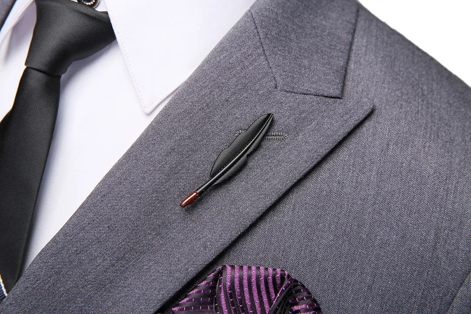 Double Breasted Suit Men New Men's Suits with Pants and Vest Gray Wedding Groom Tuxedo 3 Piece Suit Mens Formal Wear