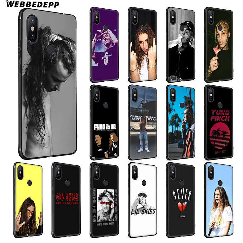 WEBBEDEPP Yung Pinch Lil skies Soft Silicone Case for Xiaomi Redmi Note 7 6 6A 5 4 4X 4A S2 Plus Pro Lite Go |