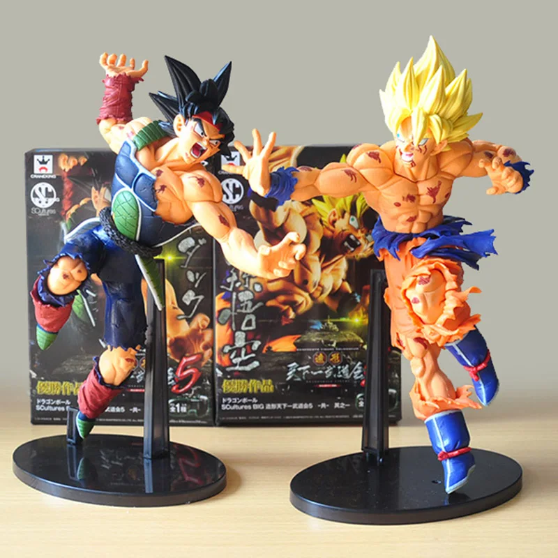 Горячая аниме Dragon Ball Z воскресение F Супер Saiyan Сон Гоку Bardock ПВХ фигурку Коллекционная модель игрушки куклы см 23 см с коробкой