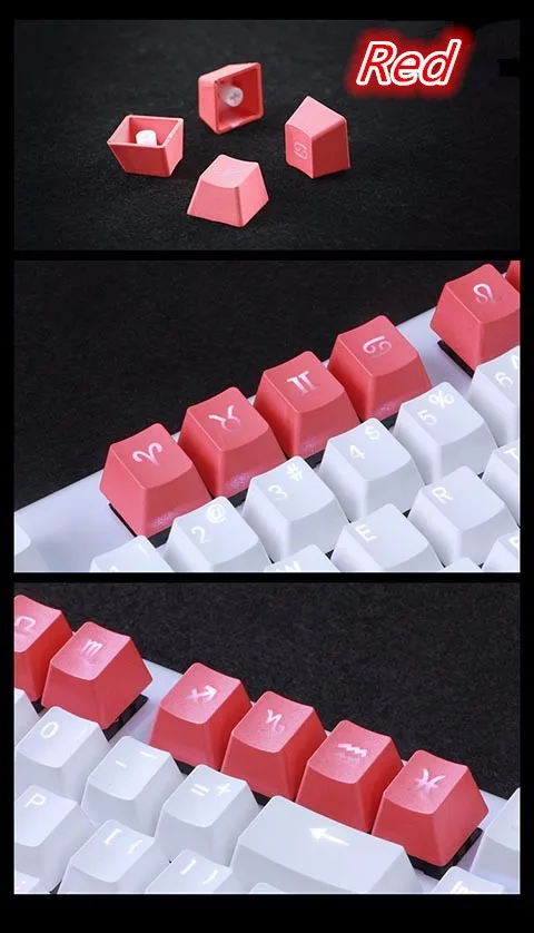 MP 12 Keycap PBT, улыбчивый ангелочек R4 высоко F1 к F12 двойной выстрел подсветкой Cherry MX Переключатель личности Функция Keycap