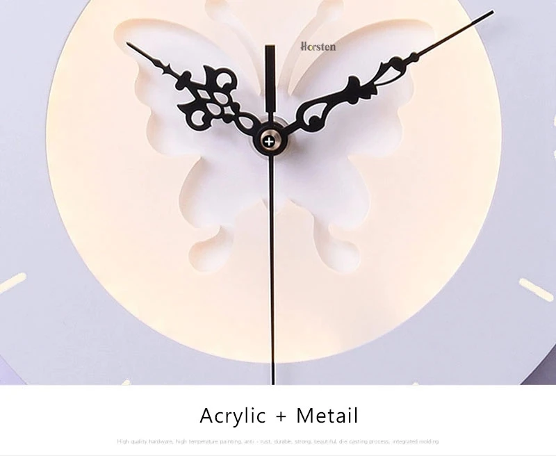 Modern Creative Clock Design LED Wall Lamp Nordic Simple Decorative Wall Lights For Living Room Bedroom Kids Room Aisle (13)