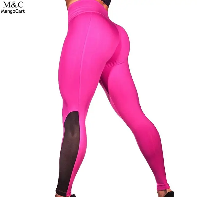 Sexy Leggings Women 2018 Mesh Butt Lift Push Up Skinny Leggins Women