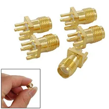 2015 Hot End Launch PCB Mount SMA Female Plug Straight RF connector Adapter 5pcs