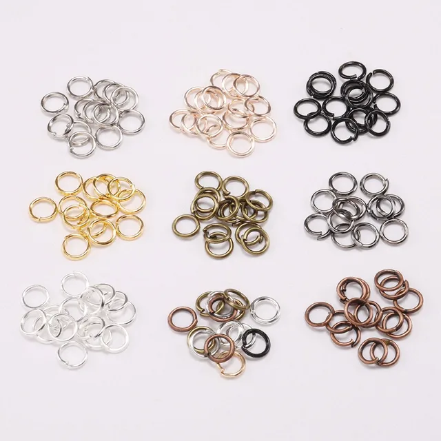 Jump Rings Jewelry Making  Open Jump Rings Jewelry Making 4mm - 3-16mm  Metal Round - Aliexpress