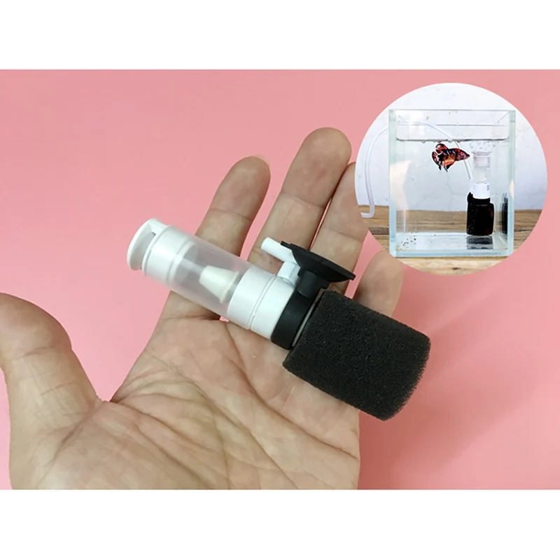 Home Fish Tank Super Mute Small Pneumatic Filter Accessories Aquarium Biochemical Sponge Corner Filter Tools