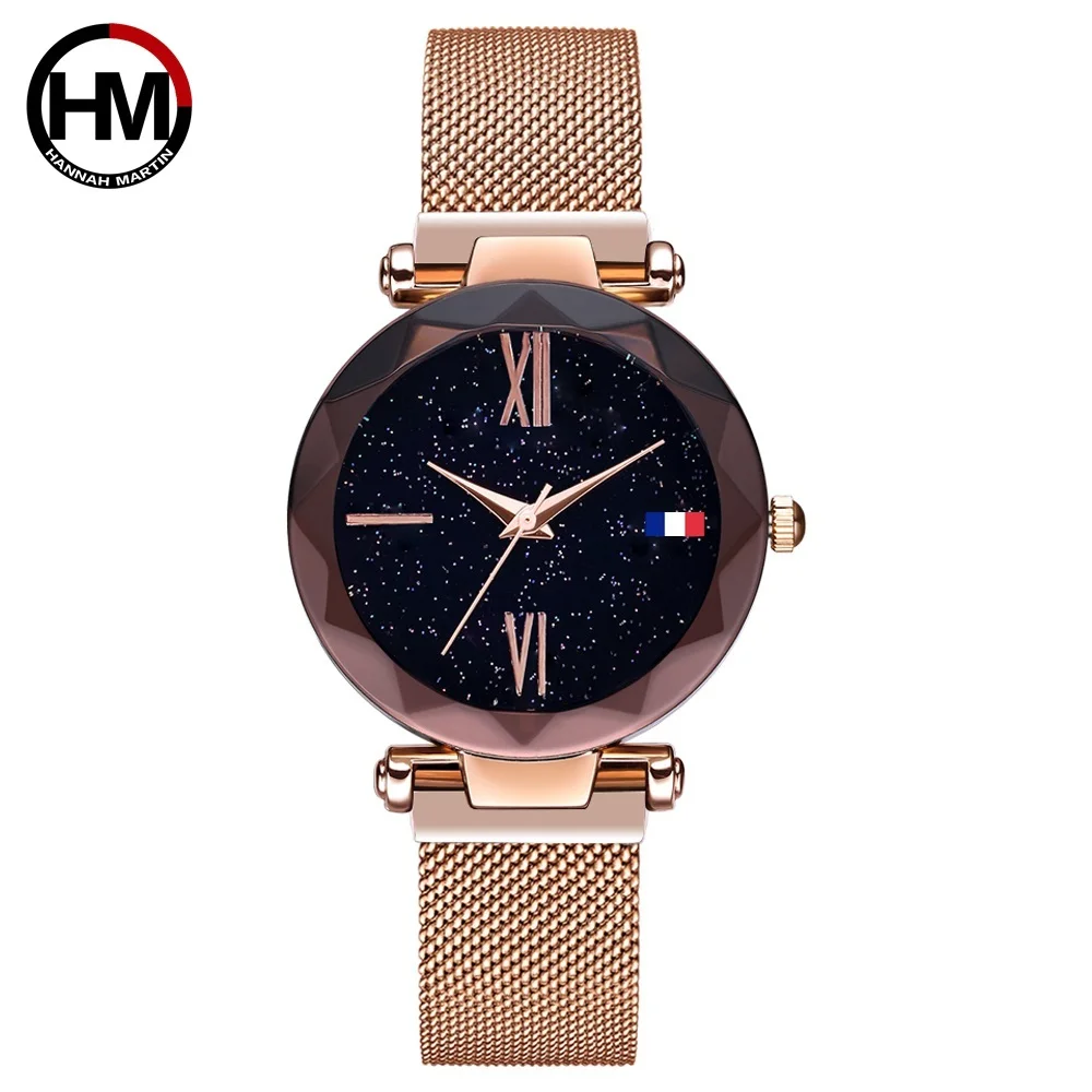 

ZK30 Women Japan Miyota Movement Bright Purple Magnet Mesh Wristwatches Stainless Steel High Quality Waterproof Relogio Feminino