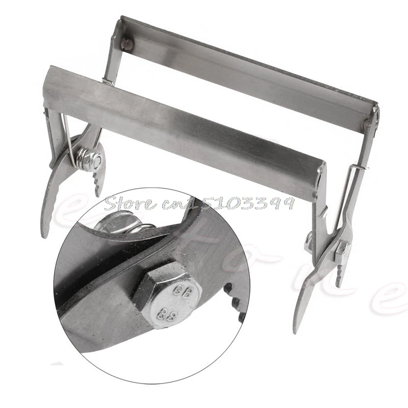 

Stainless Steel Beekeeping Equip Bee Hive Frame Holder Lifter Capture Grip Tool G08 Drop ship