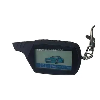 

Top Quality Russian A91 2-way LCD Remote Control Keychain For Vehicle Security Two way Car Alarm System Starline A91 Key Chain