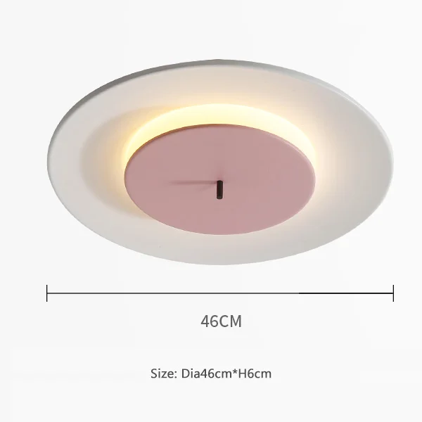 Простой потолочный светильник в скандинавском стиле для гостиной, современный светодиодный потолочный светильник для спальни - Цвет корпуса: Sand Pink