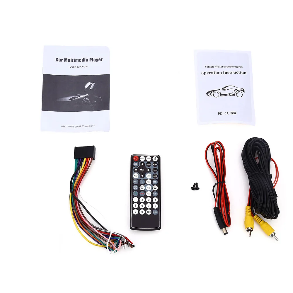 Zeepin 7002 7 Inch TFT Touch Screen Double Din 12V Car Multimedia MP5 Player with Camera AM FM Bluetooth Function