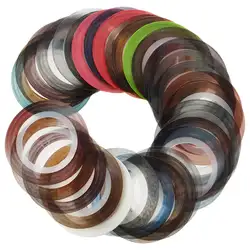 BUAS 32 Pcs смешанные цвета Rolls Striping Tape Line Nail Art Tips декоративная наклейка