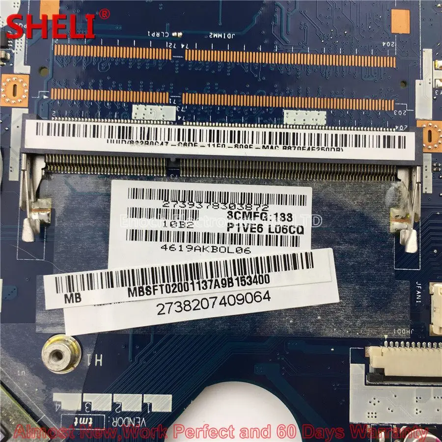 Материнская плата для ноутбука MOUGOL MBSFT02001 MB.SFT02.001 Acer Aspire One 722 P1VE6 LA 7071P C50 1 0 ГГц DDR3