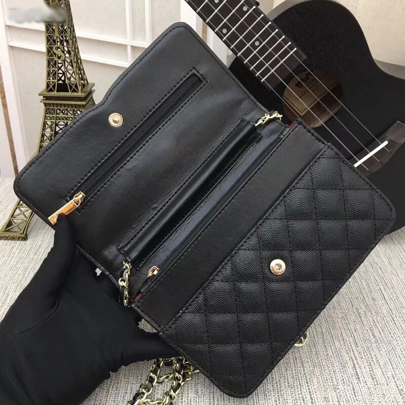 

Fashion Ladies Luxury Designer Messenger Bags for Women's Mini Evening Clutch Bags Black Color