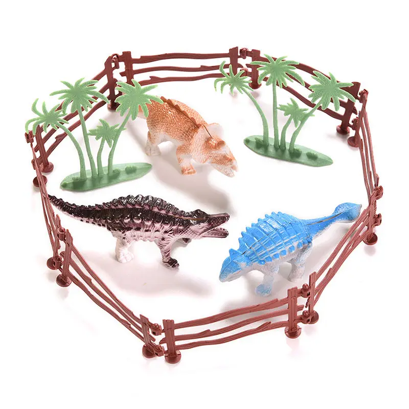

13 pcs/set Miniatures Play Toy Collecters hollow plastic toy Dinosaur Action animals rex dinosaur model boy gift