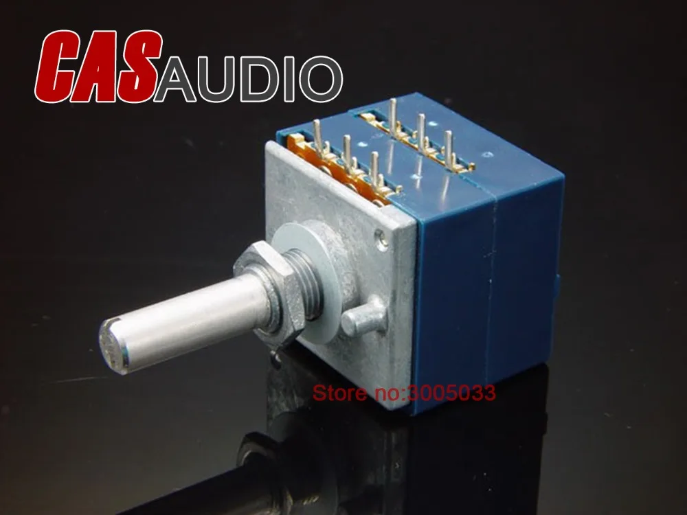 Genuine 50K Ohm ALPS Dual Potentiometer POT For Amplifier Preamp Headphone AMP