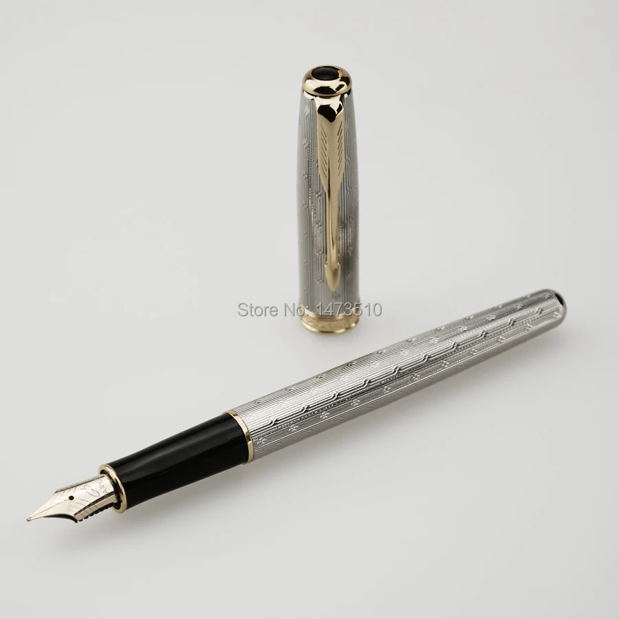 Parker Fountain Pen 18K Golden Nib Luxury Ink pens