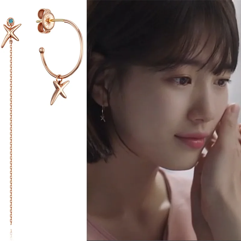 

Korean Drama When You Were Sleeping Dangle Earrings 925 Sterling Silver