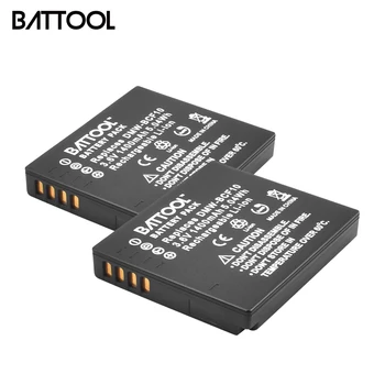 

2Packs 3.6V 1400mAh Li-ion DMW-BCF10E S009 Camera Battery for Panasonic DMW-BCF10E DMW BCF10 BCF10 DMC-FS12 DMC-FX60 Z1 L25