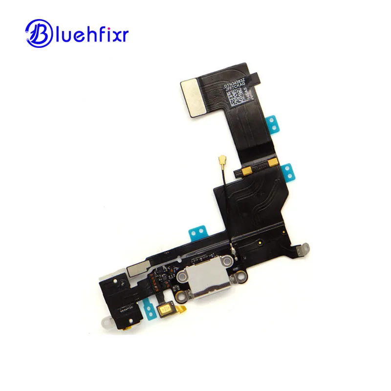 10 PCS LOT For iPhone 5S Charging Port Flex Cable Charger USB Dock Connector with Headphone Jack Mic Antenna Cable Replacement