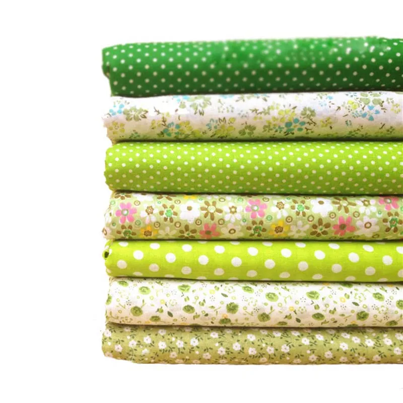 

Urijk 7PCs Cotton Sewing Fabric for dress Needlework Sewing Patchwork Fabrics Cloth For Dolls DIY Handmade Material 25x25cm
