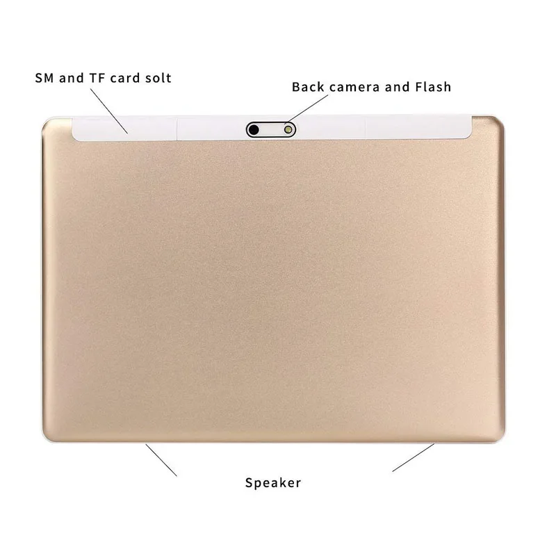 Novo Tablet PC 10 inch  Android 7.0  IPS 2.5D 800 x 1280 HD 3g Call Octa 4G RAM  64GB ROM  WiFi Dual SIM Card  Slots Kids Adults (1)