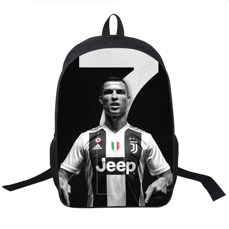 

High Quality Cristiano Ronaldo CR7 Backpack Fashion Surprise Gift Travel Rucksack Students Boys Girls School Bag Teens Schoolbag