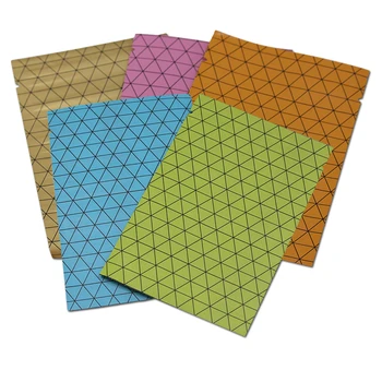 

300Pcs Open Top Heat Seal Pure Aluminum Foil Bag Pouches Vacuum Reclosable Mylar Package Bag for Nuts Dried Tea Packing Storage