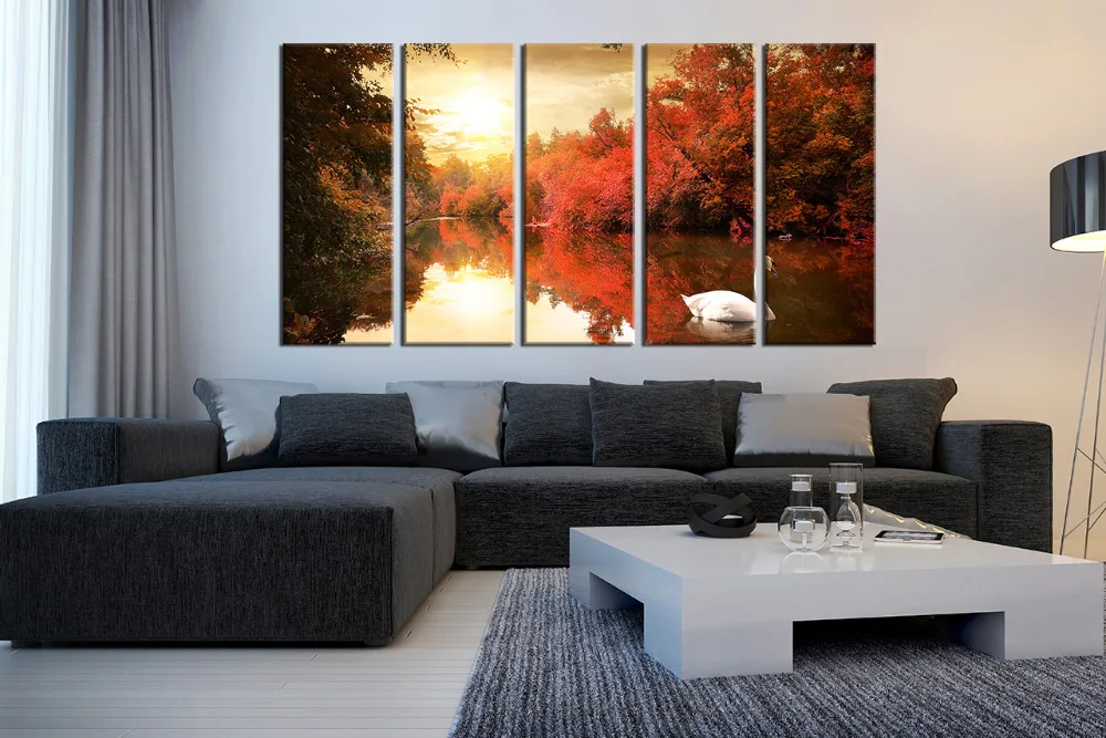 5_Piece_Canvas_Print_Orange_Scenery_Canvas_Photography_Scenery_Canvas_Wall_Decor_Nature_Artwork_Swan_Multi_Panel_Canvas_4__23973.1492755909.1280.1280