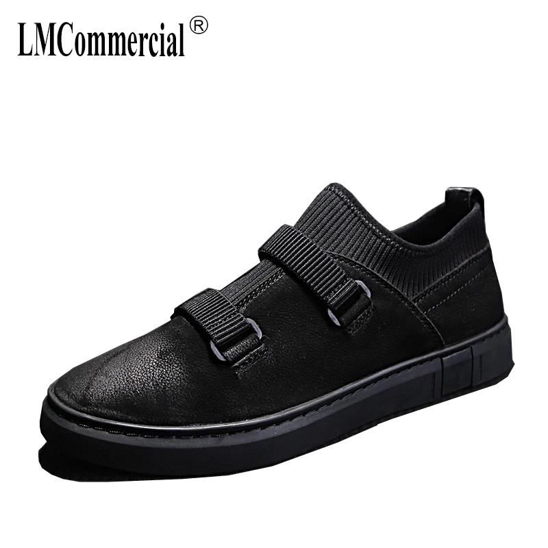 

spring and autumn summer Genuine Leather breathable shoes men British retro all-match Martin men's casual shoes Leisure shoes