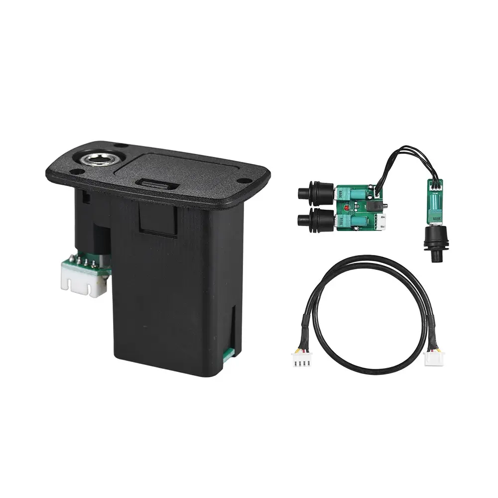 New Arrival 2-Band EQ Ukulele Ukelele Uke Piezo Pickup Preamp Pick-up System with Treble Bass Volume Control | Спорт и развлечения