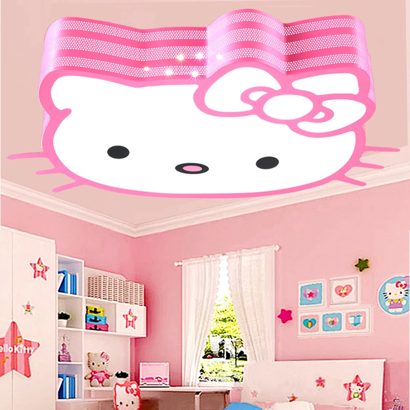 Fashion led cartoon ceiling lights lovely children's bedroom lamp Hello