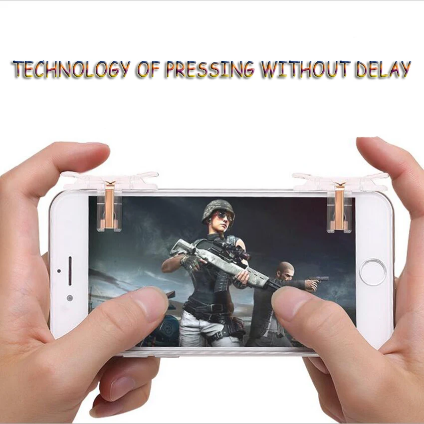  PUBG Mobile Gamepad Trigger Fire Button Sensitive Shoot and Aim Keys L1/R1 Shooter Joystick for PUB