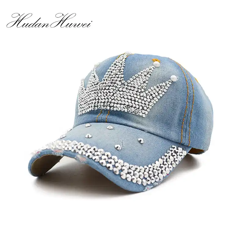 studded baseball cap