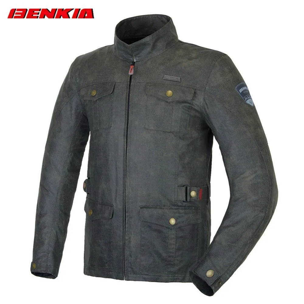 BENKIA JD07 винтажная мотоциклетная куртка Ретро Байкерская Мужская гоночная Блузон мото Куртка Jaqueta Motoqueiro