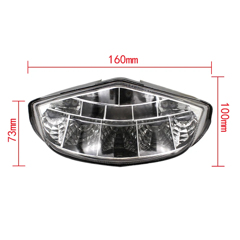Nordson Motorcycle Tail Light LED Turn Signal Blinker Motocross Signal Lamp for DUCATI MONSTER 659 696 795