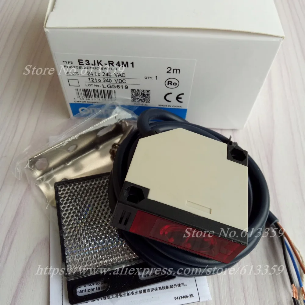 Фотоэлектрическая лампа E3JK R4M1 Omron новинка высокое качество проводка AC/DC 5|photoelectric