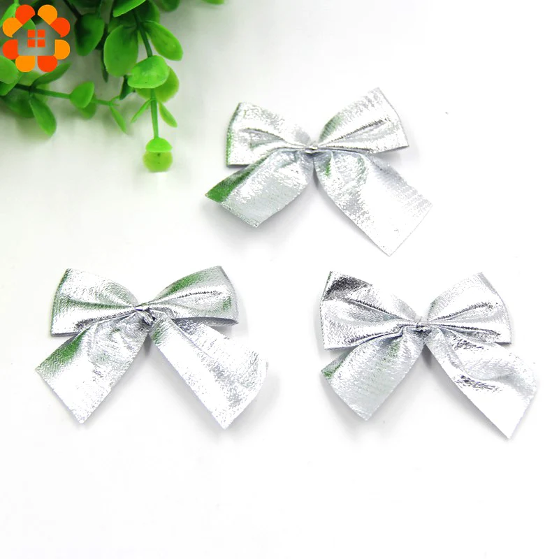 12 шт. новогодние банты красные золотые и серебряные|bow diy|christmas bowschristmas party decoration |