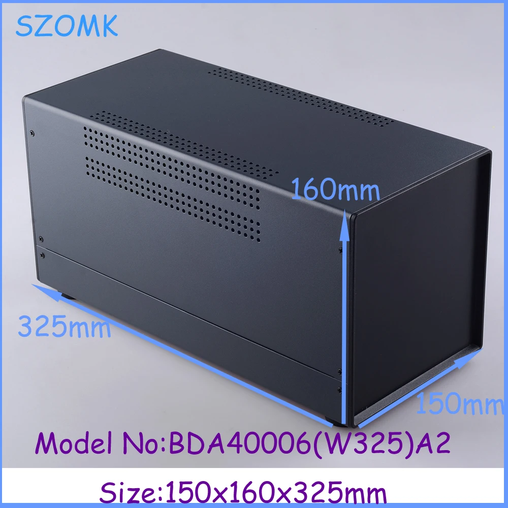 (1pcs)150x160x325mm szomk new electronic project box extrusion enclosure housing electronic box steel iron housing project case 1pcs 220x120x325mm new electronics project box pcb holder steel iron housing project case extrusion enclosure housing